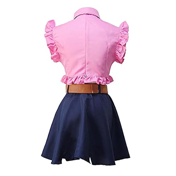 Tongyundacheng The Seven Deadly Sins Elizabeth Liones Cosplay Kostuum Uniform Jurk Complete Halloween Outfit voor Vrouwen Meisjes