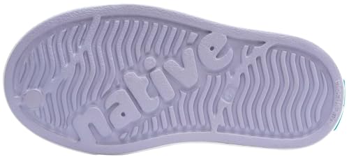 Native Shoes Unisex-Child Jefferson Bio-Bling Sneakers, Future Purple Bling/Shell White, 7 Toddler