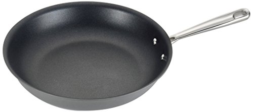 Emeril by All-Clad E83607 Hard Anodized Dishwasher Safe Oven Safe Scratch Resistent Fry / Saute Pan Cookware, 12-Inch, Black