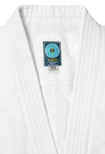 Kimono d'aïkido Master blanc haut de gamme avec coutures renforcées - 4