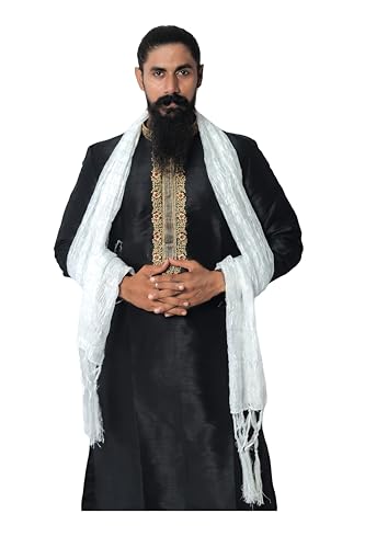 Indian Traditional Kurta Sherwani Dupatta Shawl Scarf For Men (Only Dupatta)