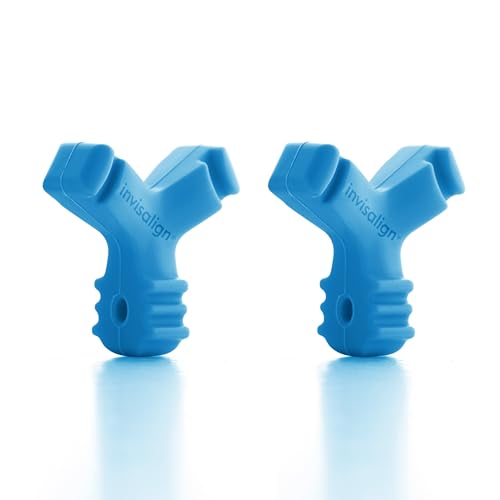 Invisalign Munchies EPS Aligner and Retainer Tray Seaters Aligner Chewies (Pack of 2) (Blue)