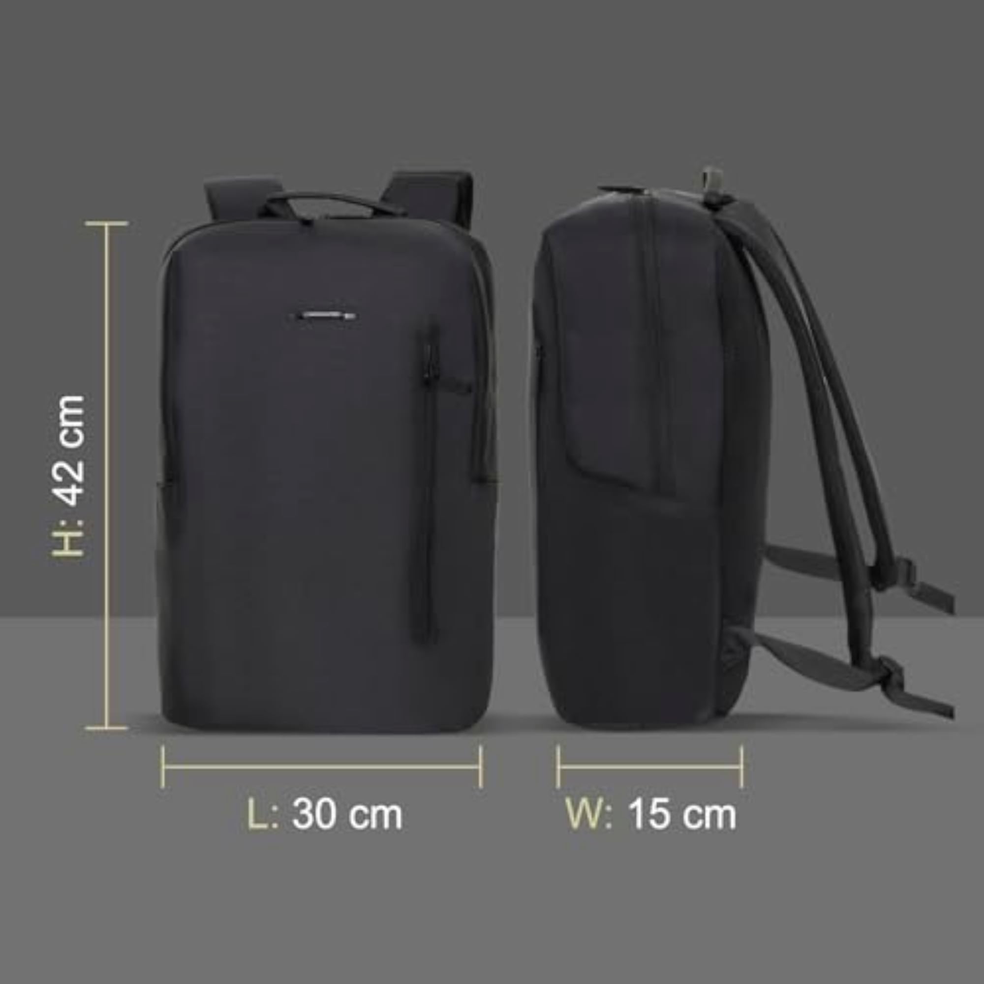 FLIP 19L 15.6" Laptop Backpack for Men & Women, 100% Polyester
