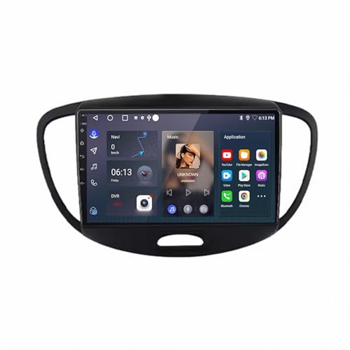 Android Auto y Carplay para Hyundai i10 con navegación GPS fluida de 4 núcleos