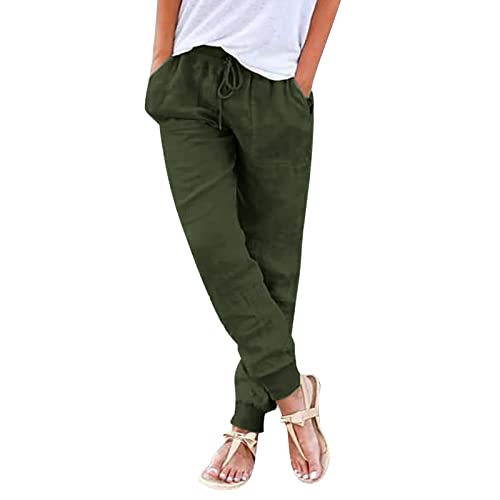 Pantalon de plage femme en coton léger idéal pour les vacances