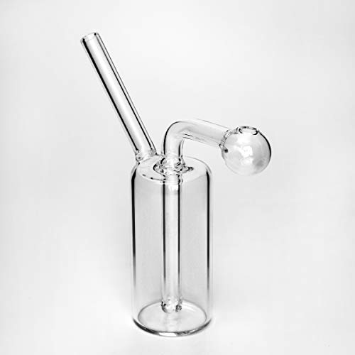 PINGZHI 12CM Silent Glass Bong Pipe Glaspfeife Crackpfeife ölpfeife Dab Rig Glass Pipe Oil Burner Dab Bong Oil Bong Bong…