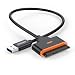 FEMORO SATA to USB 3.0 Adapter, USB to SATA III Hard Drive Adapter Cable, USB A SATA Adapter Converter Support UASP Compatible for 2.5 Inch SSD and HDD Data Transfer