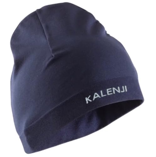 Decathlon Kalenji Running Beanie Leichte Fleece-gefütterte Schädelmütze für kaltes Wetter atmungsaktive und schnell trocknende Wintermütze für Outdoor-Sport neue Saison Schwarz