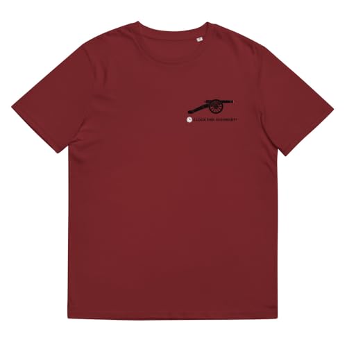 T-shirt en coton bio Clock End Highbury unisexe et écoresponsable haut de gamme