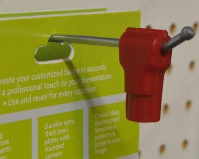 Anti-Theft Peg Hook-Lock, Stl-36, Red, Pack Of 50 By Clip Strip Corp. | Retail Theft Deterrent And Merchandise Protection | Keep Your Products Safe #TOP1
