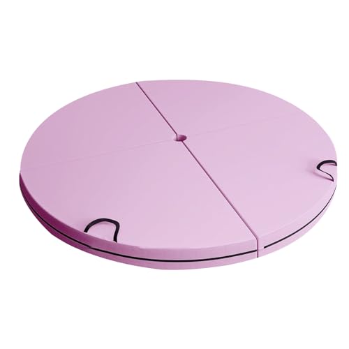 Almohadilla de choque de poste plegable - Alfombra protectora de seguridad de 120x120x10cm, diseño de cojín de espuma, relleno de esponja plegable, construcción portátil | Home Yoga Gimnasia Estuche