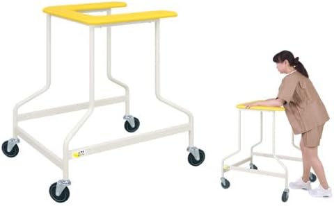 高田ベッド S型歩行器 幅63×奥行77.5×高さ80cm イエロー TB-1421 TNK