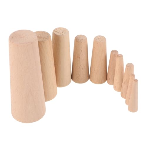 HANABASS 10個船舶用排水プラグ 木製 ボート カヤック カヌー 排水ストッパー 漏れ防止 家用排水プラグ対応