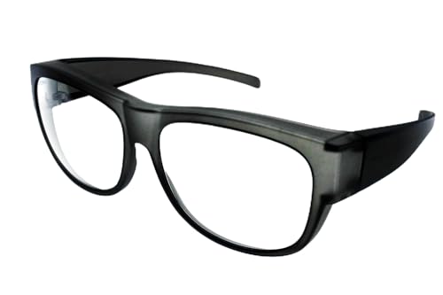 Sur-lunettes anti-lumière bleue FIT OVER Grise VZ0024BB pour protection d'écran mixte