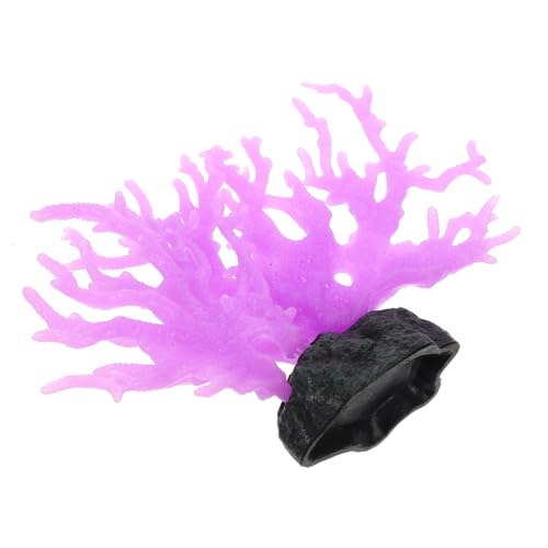 Mikikit Artificial Coral Plant Aquarium Decoration Vivid Coral Ornament for Fish Tank Chic Home Decor for Aquatic Landscapes