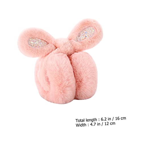 BESPORTBLE Rabbit Ear Muffs Ear Warmers Winter Ear Ear Defenders Fluffy Bunny Ears Ear for Babies Ear Cover for2