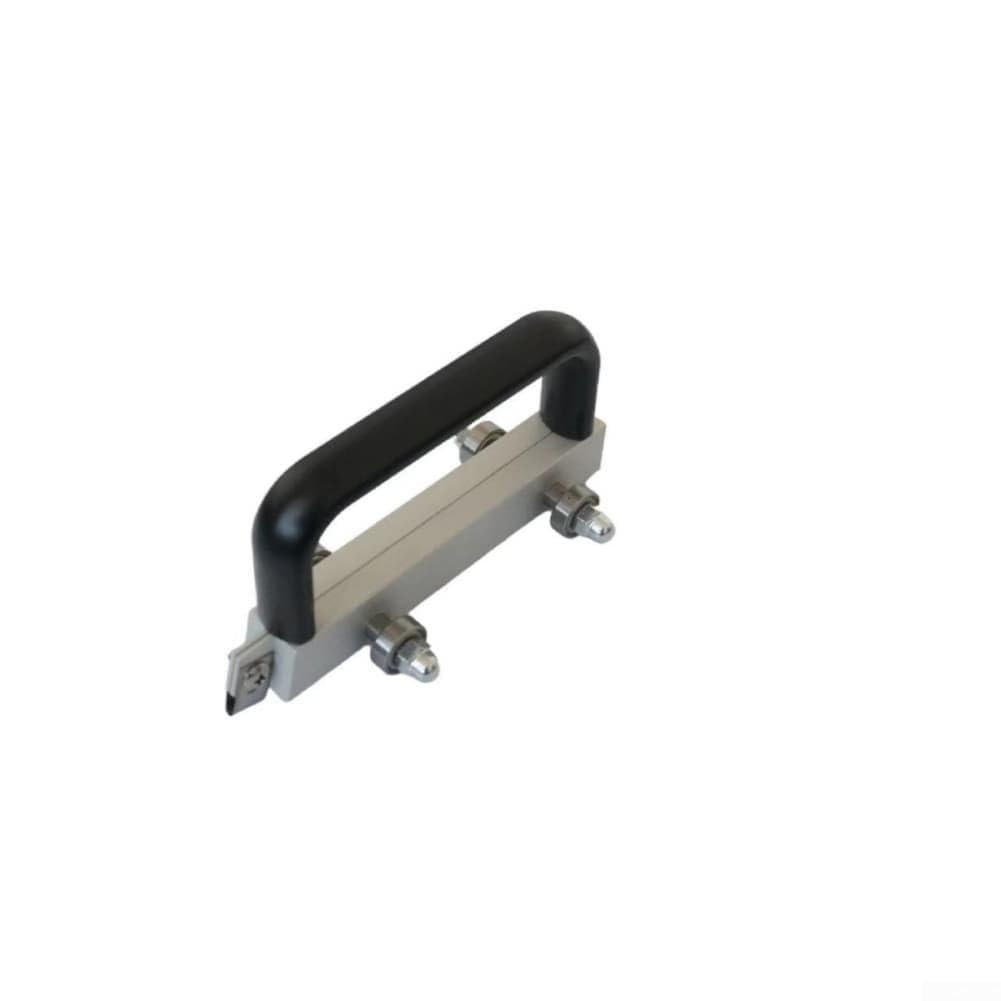 Yuanpgky Roue de guidage en PVC avec poignée large et lame en forme de U pour une fente efficace des coutures de sol Convient pour une utilisation de construction à grande échelle (10 lames petites)
