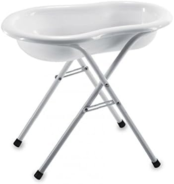 mille idee Bidet con Cavalletto da Campeggio e Vasca da Bagno Portatile da Viaggio Ideale anche per Bimbi cm 49×31x41h