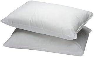 CnA Stores Anti-Allergy Pair of Pillows Poly Cotton Blended 2 Pack Cushioning Medium Firm support for Back Stomach and Side Sleepers, Machine Washable Pairs (PAIR ONLY, ONLY)