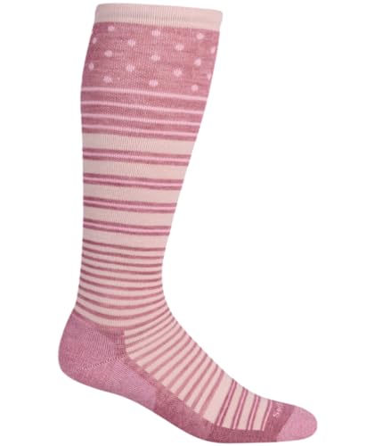 Image of Sockwell Women's Twister Knee High Firm Graduated Compression Sock, Lotus - S /M