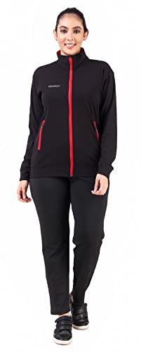 Image of Tempest Women's Stylish Ultra Strechable Lycra Sports Athletic Gym Running Sports Track Suit | Women's Yoga Track Suit Pants, Joggers, Gym, Active Lower Wear ll (2 Piece Set)
