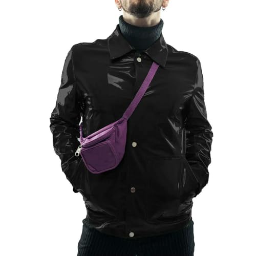 Wetlook PVC Men's Autumn Jacket Long Sleeve Button Lapel Plus Size Casual Business Daily Wear Outings