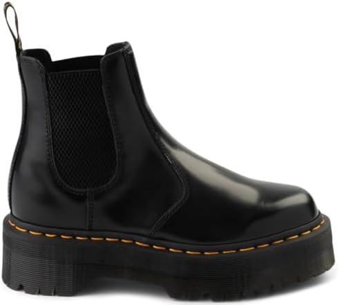 Dr. Martens 유니 성인용 2976 쿼드 첼시 부츠, 블랙 광택 스무스, 8 Women/7 Men — 사진 5