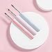 TEOYALL Nail Art Brushes, Nail Design Painting Brushes Builder Gel Brush Nail Dotting Tools Nail Fine Liner Brushes