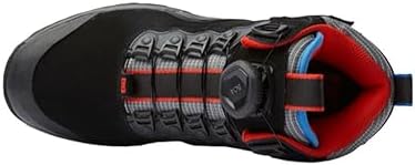 DC Men's Navigator LX Ankle Boot Snow, Black/Grey/RED, 8 | Image 4