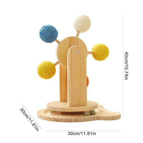 Griffoir pour chat de petite taille en bois durable - 5