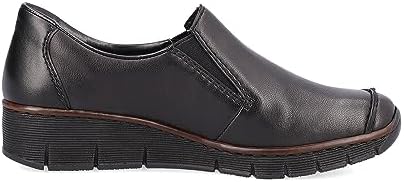 Rieker Women's Gala Casual Wedge Heel Shoes 8.5 Black | Image 3