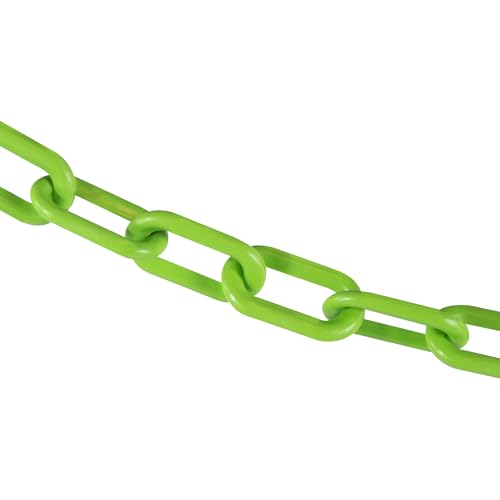 Image of Mr. Chain Plastic Barrier Chain, Orange, 2 in x 500 ft Length (50014-500)