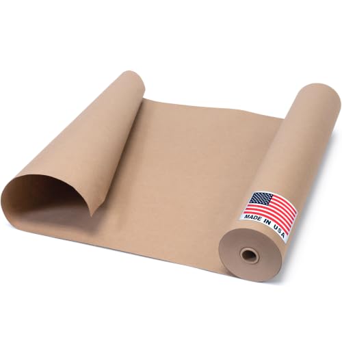 Papel de Rosina Natural Marrón para Protección de Piso 24" x 166 pies miniatura 1