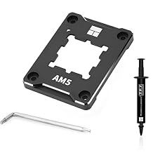 Thermalright ASF-Black AM5 CPU Holder, Corrective Anti-Bending Fixing Frame, Full-Fit Fixed Non-Marking Mounter, AM5 Anti-Bending Contact Frame, CPU Cooler Standard