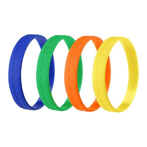 perfk 4 Bandas elásticas para Dedos del pie, Banda de Resistencia para hallus valgus, Multicolor, para Ejercicios de, para Mujeres y Hombres,