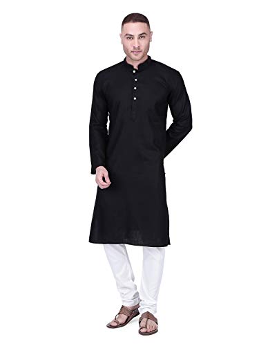 Image of Rajubhai Hargovindas Men's Premium Cotton Solid Kurta