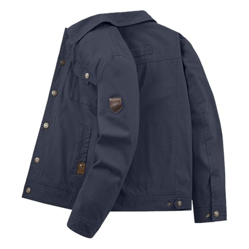 Veste de travail homme avec de nombreuses poches en coton respirant