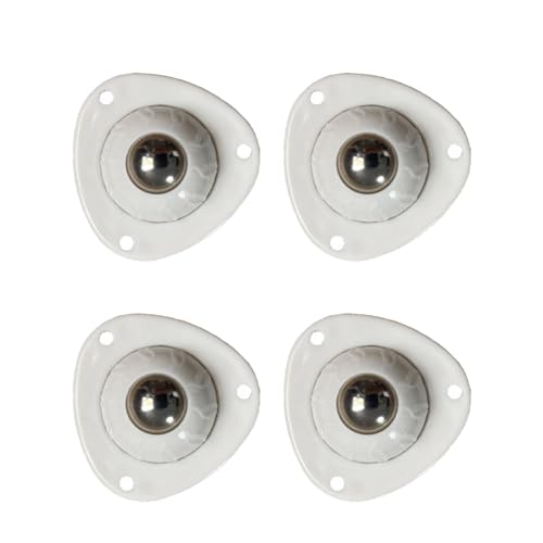 Rodillos para aparatos – Ruedas de rodillos adhesivos – Ruedas de rodillos adhesivos | 4 x Ruedas giratorias adhesivas | Ruedas de uso doméstico con polea pegajosa, rotación de 360 grados para muebles