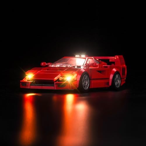 BrickBling Lights Compatible with Lego Speed Champions Ferrari F40 Supercar