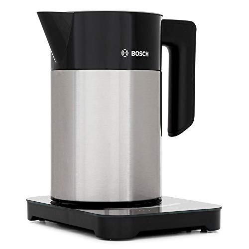 Bosch Sky TWK7203GB 7 Variable Temperature settings & KeepWarm function, Cordless Kettle, 1.7 Litres, Black/Silver