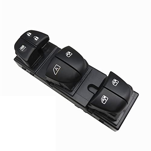 Image of 5 White Light Electric Power Window Switch(Red)