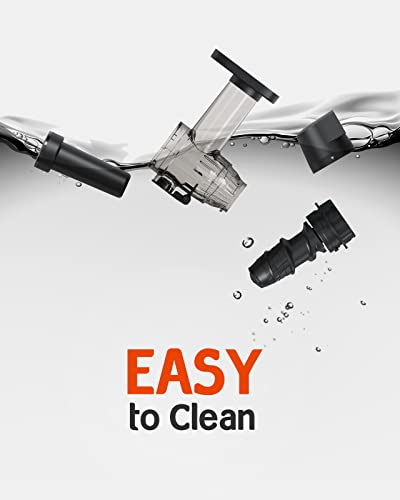 Hazel Quinn Cold Press Juicer, Powerful Slow Masticating Juicer Machine For Celery, Fruit And Vegetable, Easy To Clean, 2-Speed Modes, Reverse Function, 65Db Quiet Operation, Retro Mint Green #TOP4