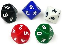 Tarquin OptiDie Dice (Single Numerically Balanced D10 0-9)