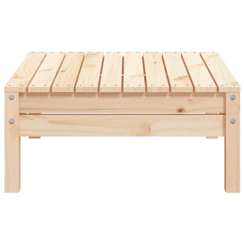 Reposapiés de jardín de madera maciza, la base firme y cómoda para tu relax exterior 7