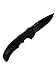Cold Steel Recon 1 Series Tactical Folding Knife with Tri-Ad Lock and Pocket Clip - Made with Premium CPM-S35VN Steel, Spear Point, Black