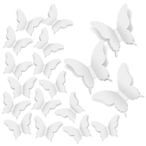 Luxbon - 100 pegatinas de papel de cartón 3D con efecto mate para decoración de pared