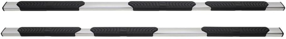 Westin 28-534590 R5 Modular Wheel to Wheel Nerf Bars fits 2007-2019 Silverado Sierra 1500 2500 3500 Extended Cab 6'5" Bed & Dually 8' Bed (Exc 2007 Classic) Polished Pair