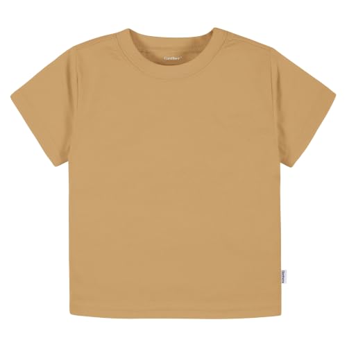 Image of Gerber Baby & Toddler 5-Pack Solid Short Sleeve T-Shirts Jersey 160 GSM