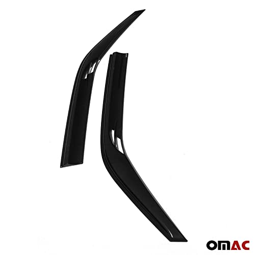 Omac Window Wind Deflector For Mercedes Sprinter W907 2019 To 2023, Air Rain Guards 2 Pieces Front Side Door Window Vent Visor Acrylic, Black #TOP2