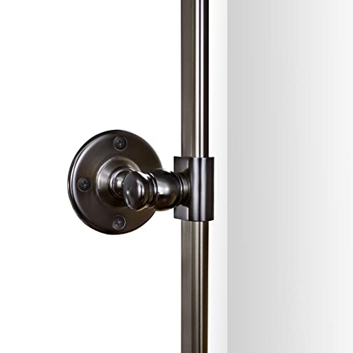 Image of TEHOME Pivot Mirror Oil Rubbed Bronze Tilt Mirror Large Metal Framed Rectangle Tilting Beveled Vanity Mirrors for Wall, Vertical Hanging, Overall 34.14 x 40 inches (Mirrror 30 x 40 inches)